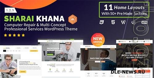 ThemeForest - Sharai Khana v1.2.9 - Computer Repair WordPress Theme - 21008758