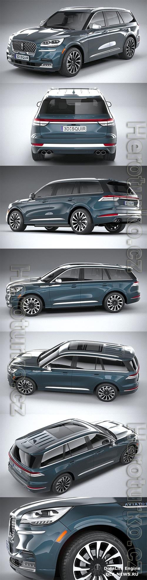 Lincoln Aviator 2020 3D Model