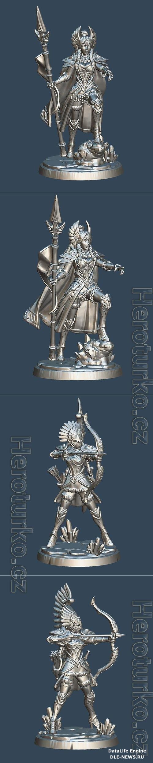 Valkyrie - Champion, Archer 3D Print Model