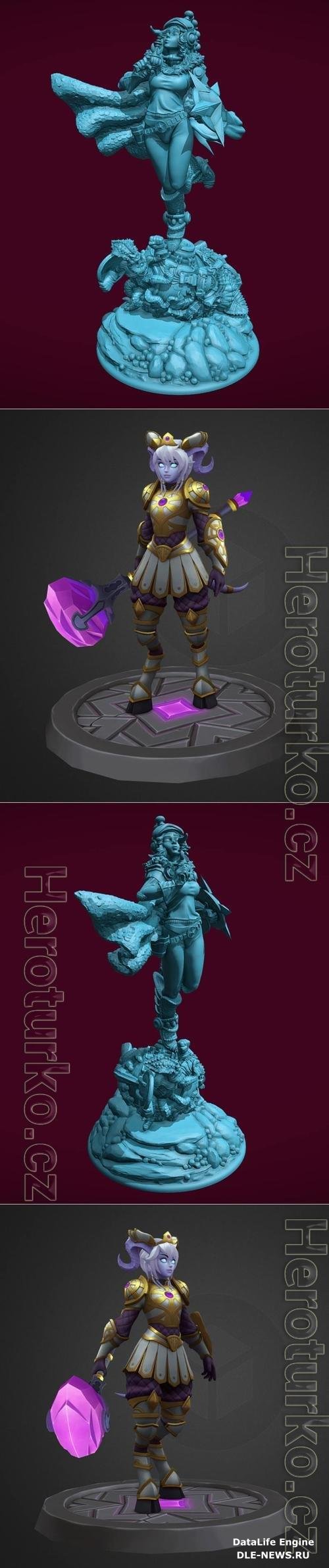 Shootin' Star and Yrel 3D STL