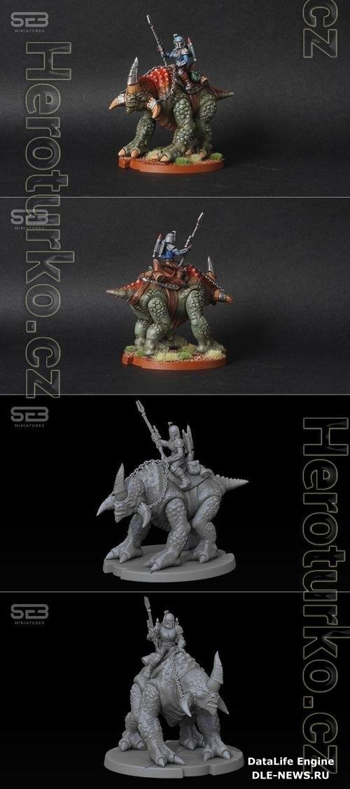 Mandalorian Mercenary Team Beast Rider Proxys 3D STL