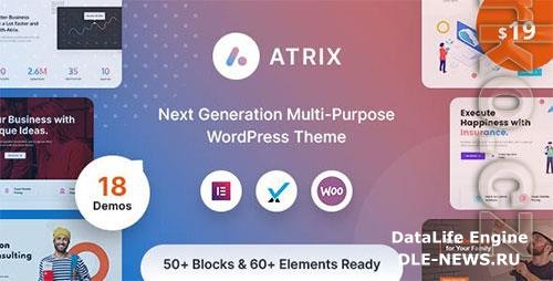 Atrix v1.0.0 - Creative Multipurpose WordPress Theme - 38083817