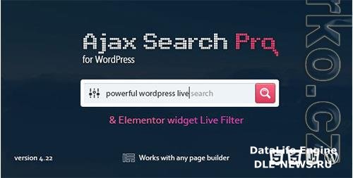 CodeCanyon - Ajax Search Pro v4.22.1 - Live WordPress Search & Filter Plugin - 3357410