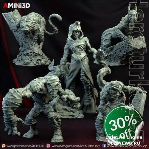 3D STL Mummies