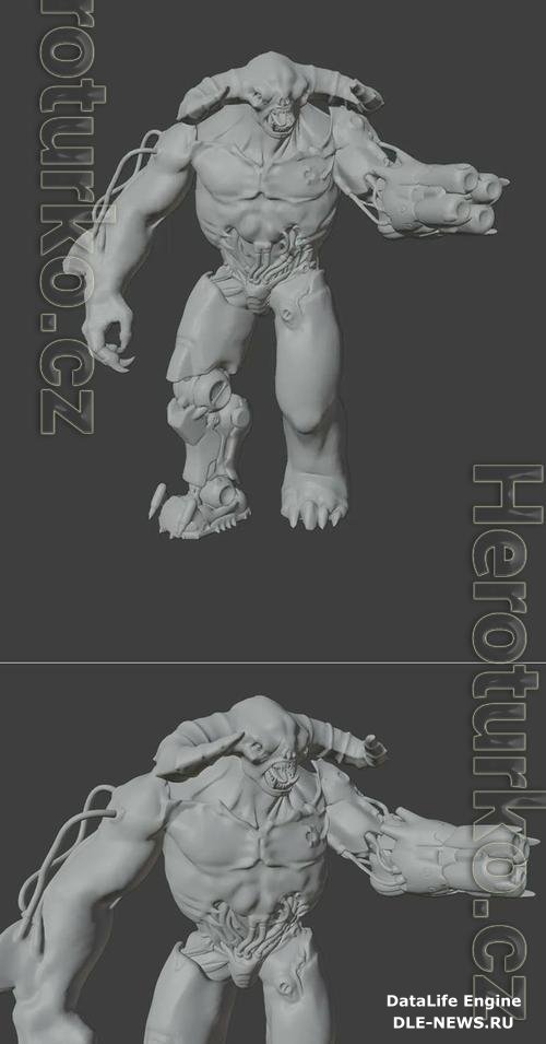 3D STL Doom - Eternal Tyrant