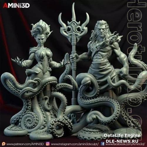 3D STL Cecaelia Set