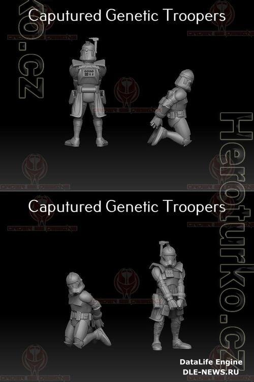 3D STL Captured Genetic Troopers - Legion