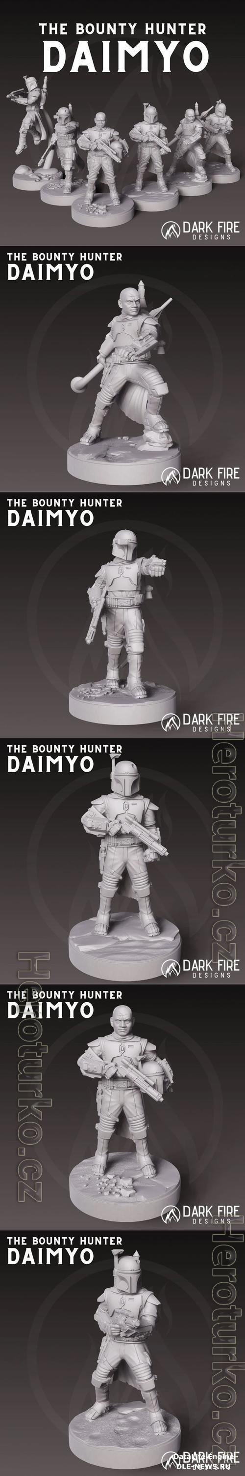 3D STL The Bounty Hunter Daimyo