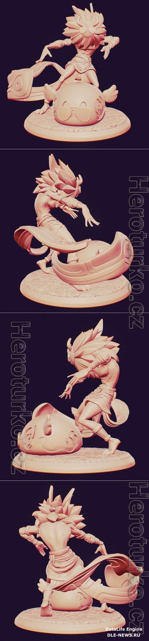 3D STL Hilichurl Rock Version - Genshin Impact