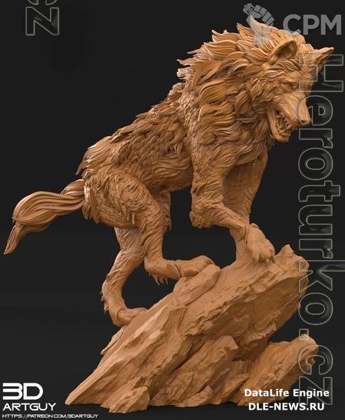 3D STL Direwolf