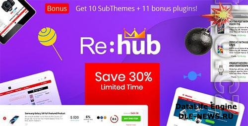 ThemeForest - REHub v17.9.7 - Price Comparison, Multi Vendor Marketplace Wordpress Theme - 7646339 - NULLED