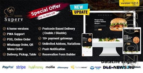 CodeCanyon - Superv v2.0 NULLED - Restaurant Website Management with QR Code Menu & Food Order - 28396210