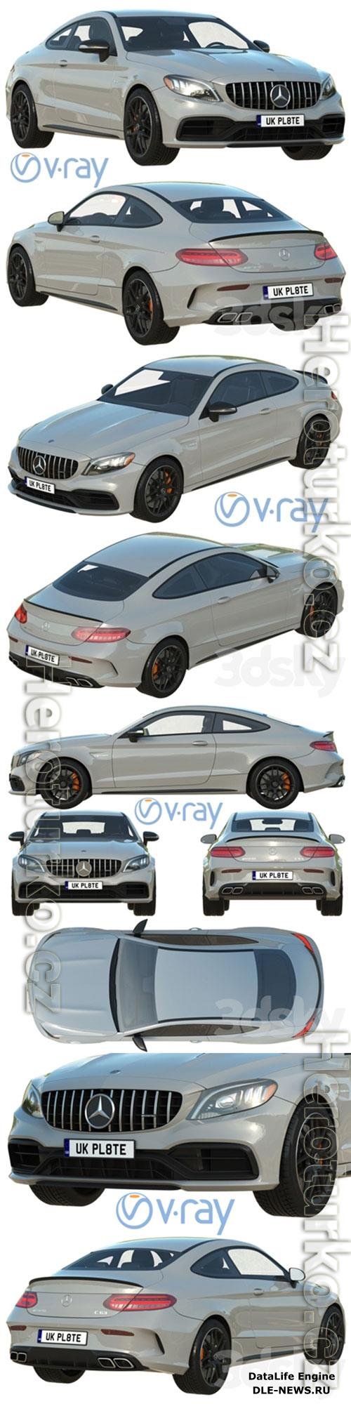 Mercedes-Benz C63 Coupe 2020 3D Model