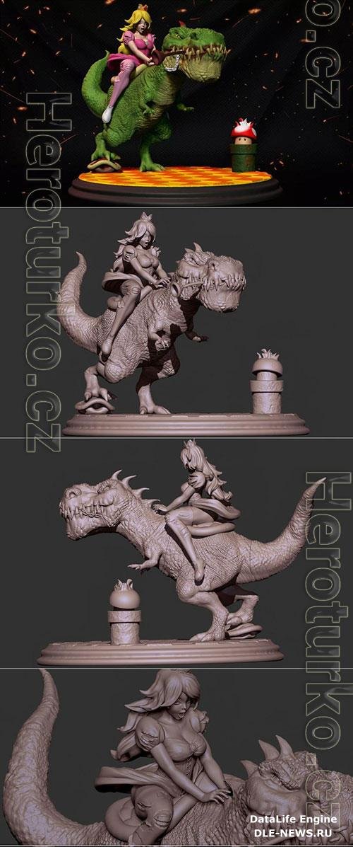 Princess Peach 3D STL