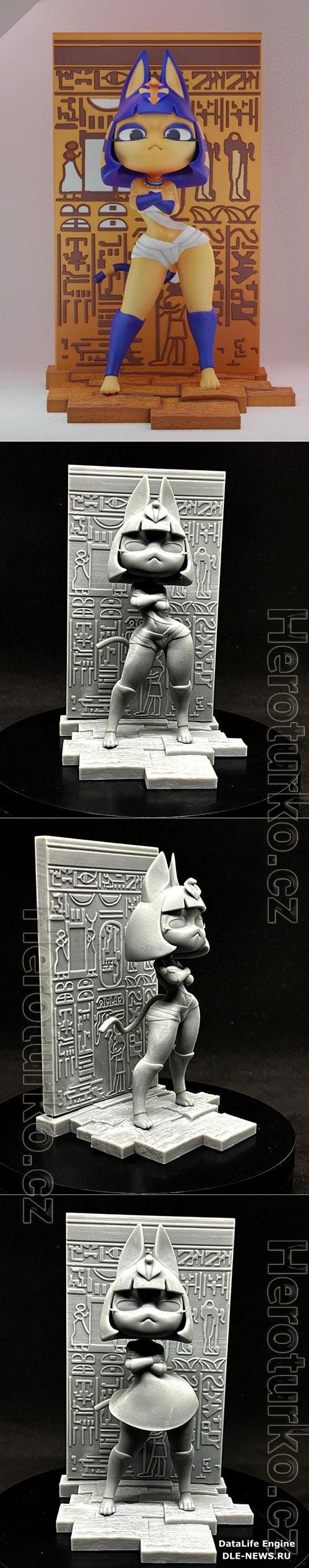 Ankha - Animal Crossing 3D STL