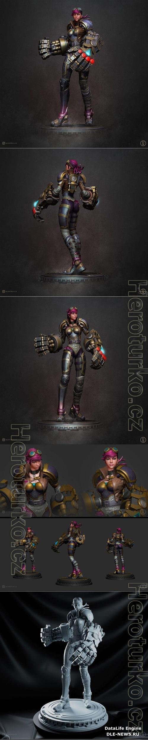 Vi - League of Legends 3D STL