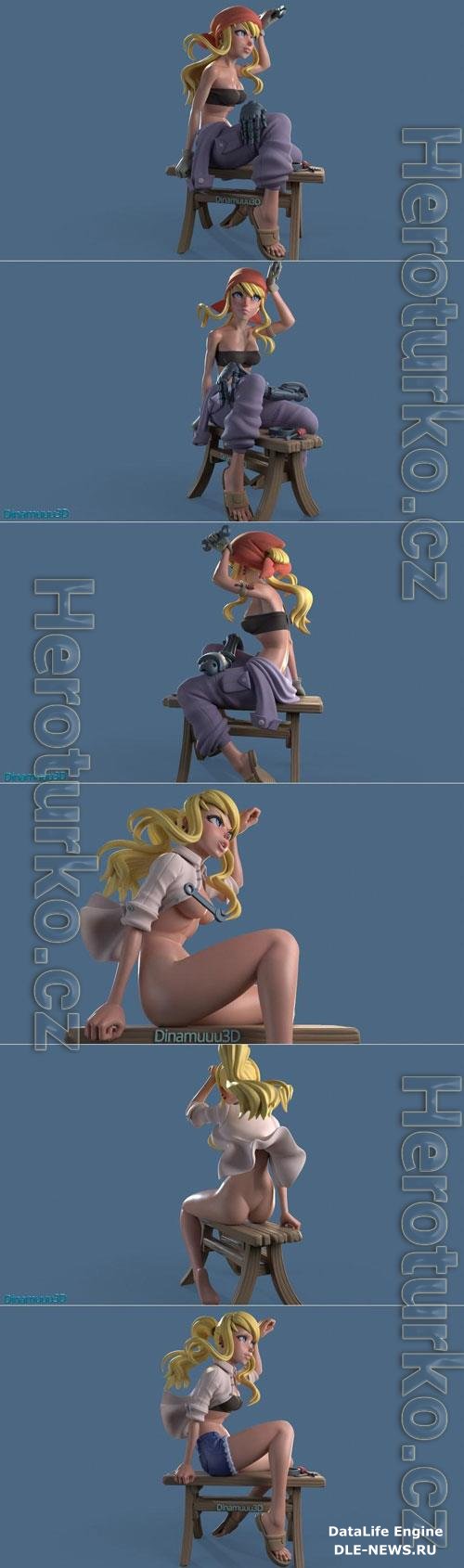 Winry Rockbell - FullMetal Allchemist 3D STL