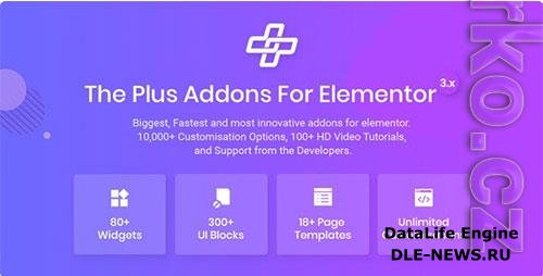 CodeCanyon - The Plus v5.1.0 - Addon for Elementor Page Builder WordPress Plugin - 22831875 - NULLED