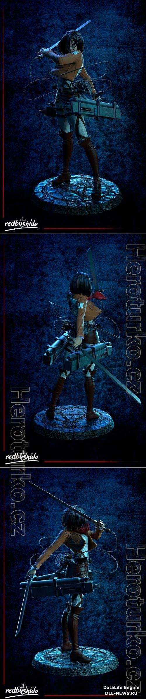 Mikasa Ackerman 3D STL