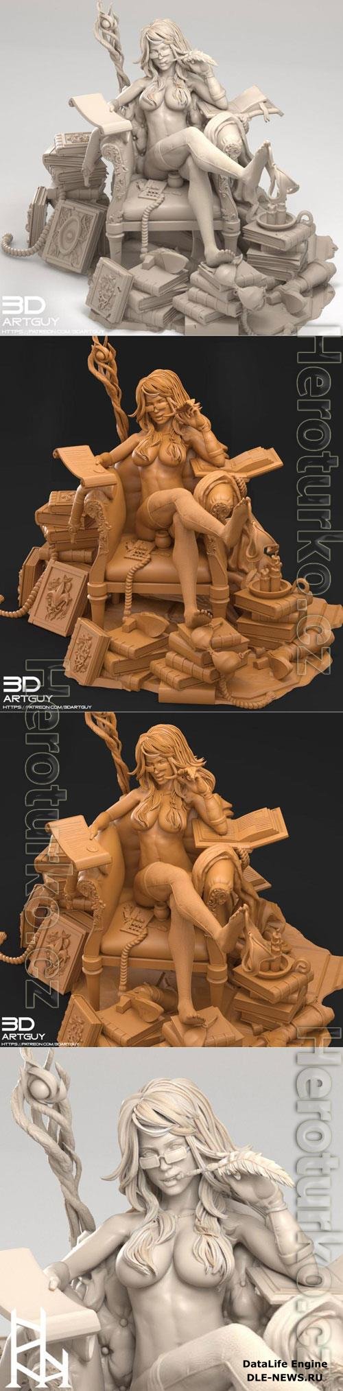 Frisky Wizard 3D STL