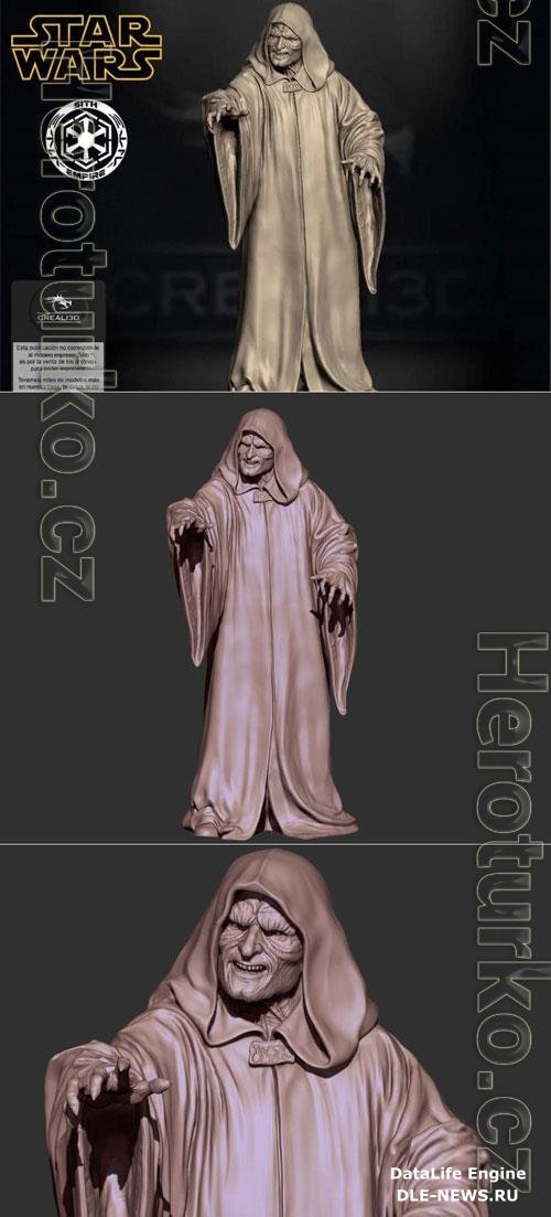 Darth Sidious 3D STL