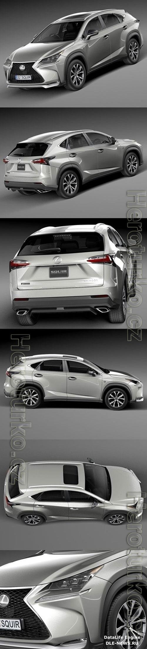 Lexus NX 200t 2015 3D Model