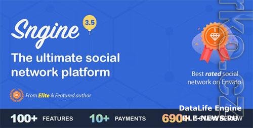 CodeCanyon - Sngine v3.5 - The Ultimate PHP Social Network Platform - 13526001 - NULLED