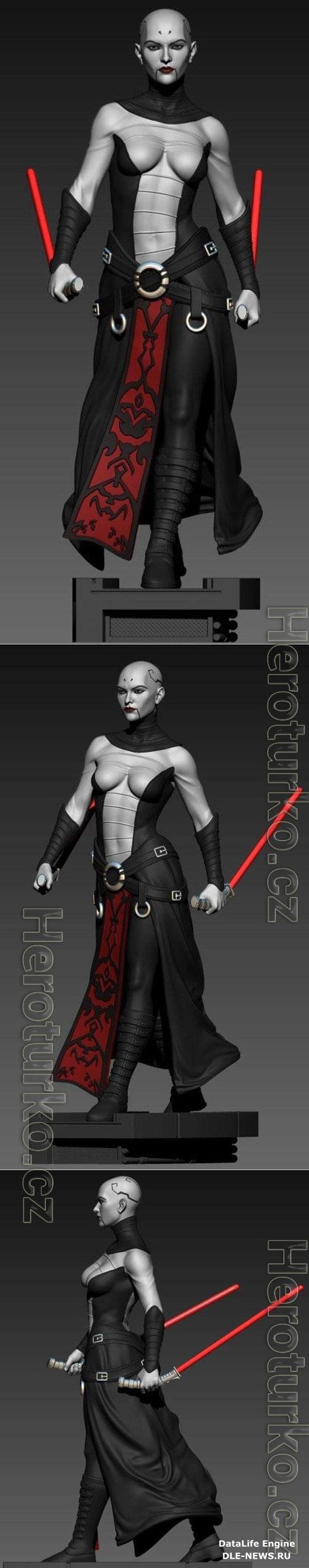 Asaj Ventress 3D STL