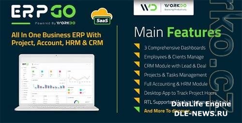 CodeCanyon - ERPGo SaaS v3.1 NULLED - All In One Business ERP With Project, Account, HRM & CRM - 33263426