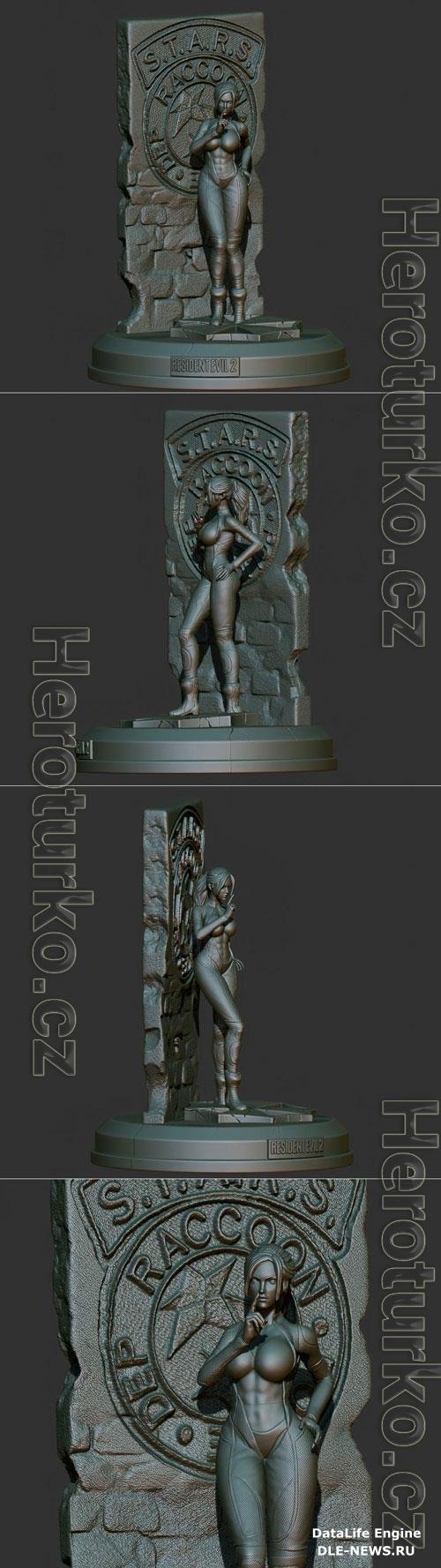 Resident Evil - Claire Redfield 3D STL