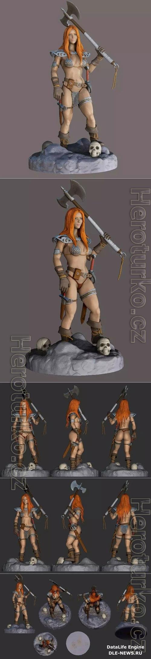 Red Sonja 3D STL