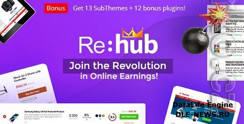 ThemeForest - REHub v17.9.8 - Price Comparison, Multi Vendor Marketplace Wordpress Theme - 7646339 - NULLED