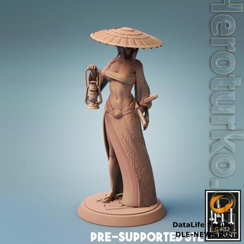 Samurai Female Explorer 3D Print