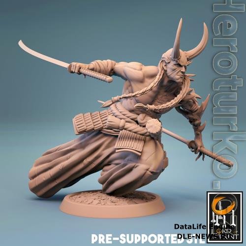 Samurai Demon 3D Print