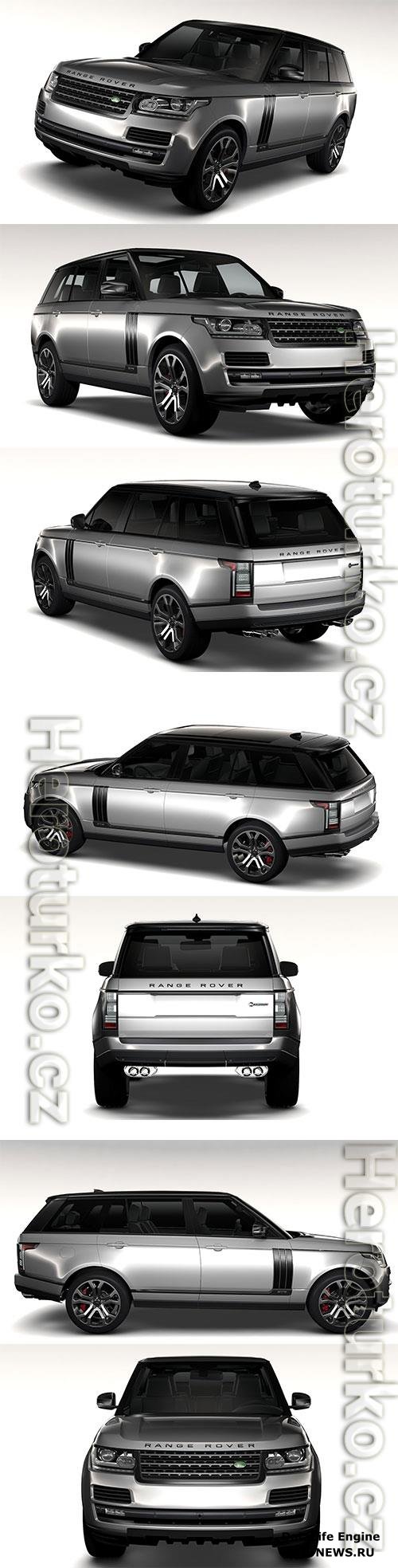 Range Rover SVAutobiography Dynamic LWB 2017 3D Model