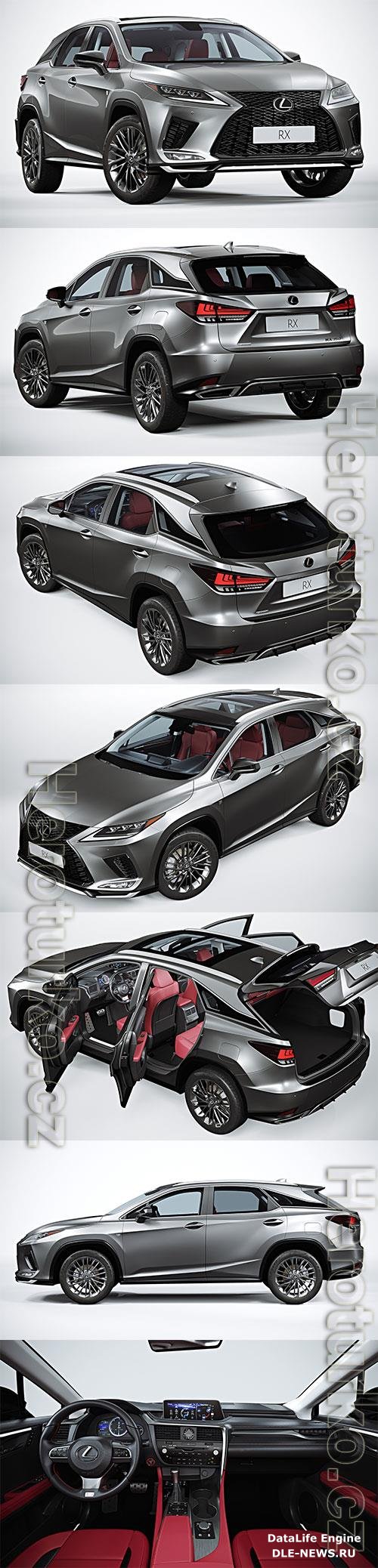 Lexus RX 2020 3D Model