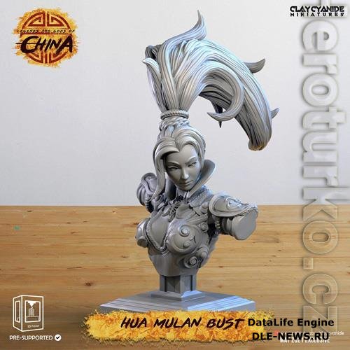 Hua Mulan Bust 3D Print