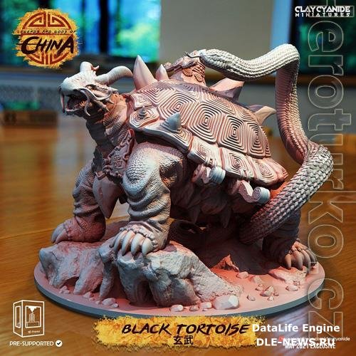 Black Tortoise 3D Print