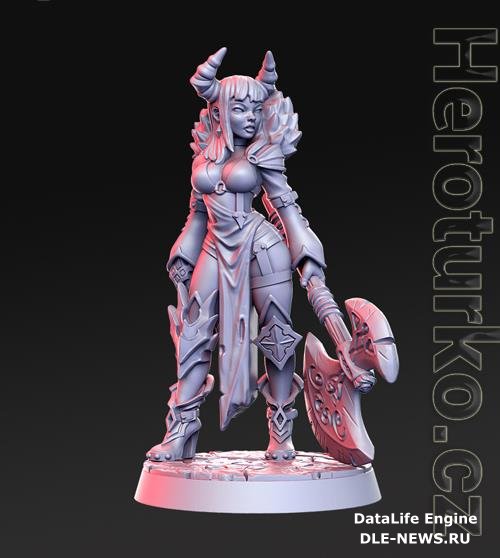 Soraya - Demon Girl 3D Print