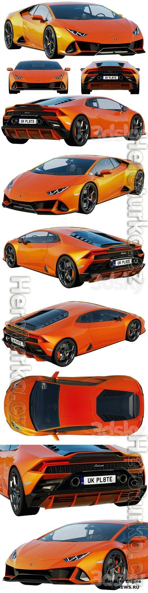 Lamborghini Huracan EVO 2019 3D Model