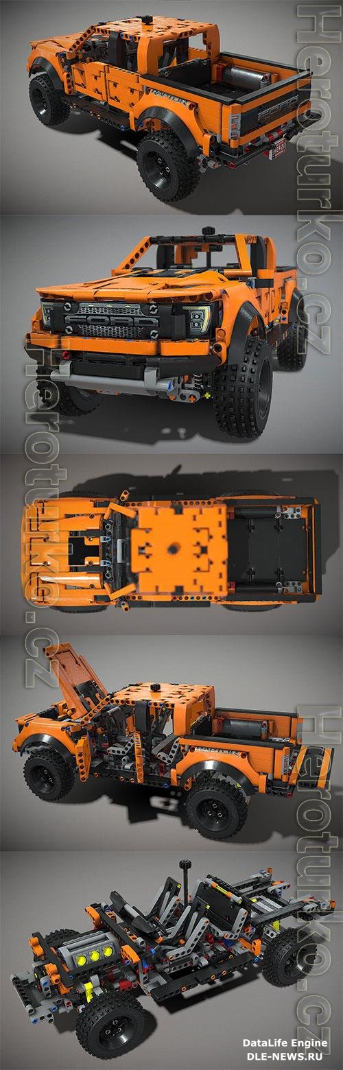 Lego Ford Raptor 3D Model