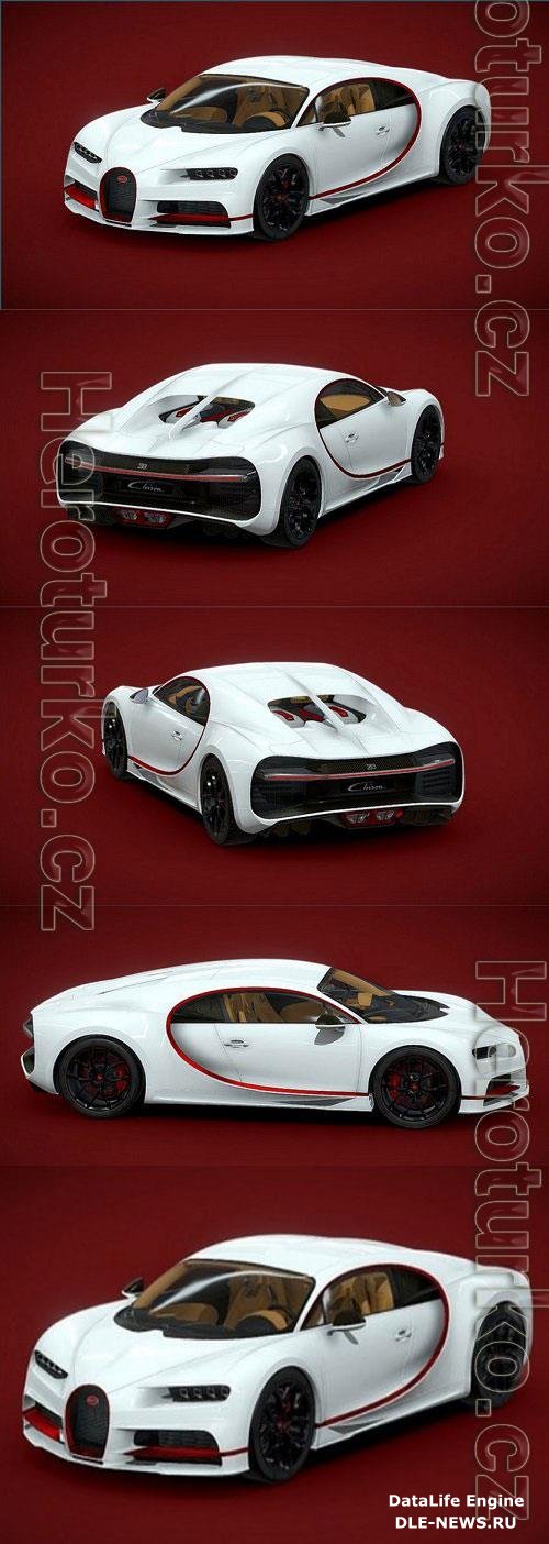 Bugatti Chiron Sport 2021 3D Model