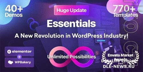 ThemeForest - Essentials v3.0.1 - Multipurpose WordPress Theme - 27889640 - NULLED