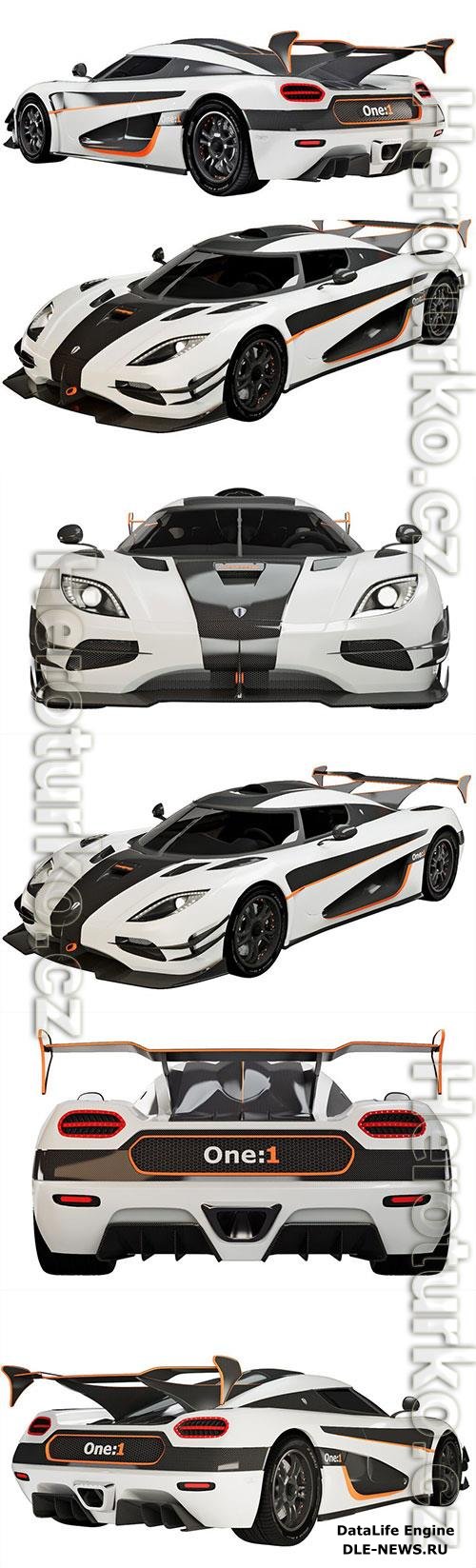 Koenigsegg One-1 3D Model