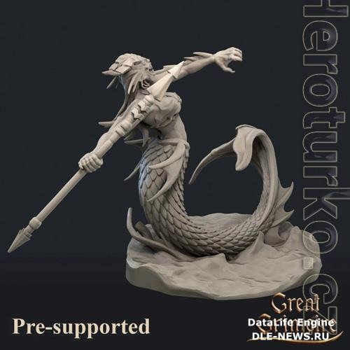 Siren In Attack 3D Print