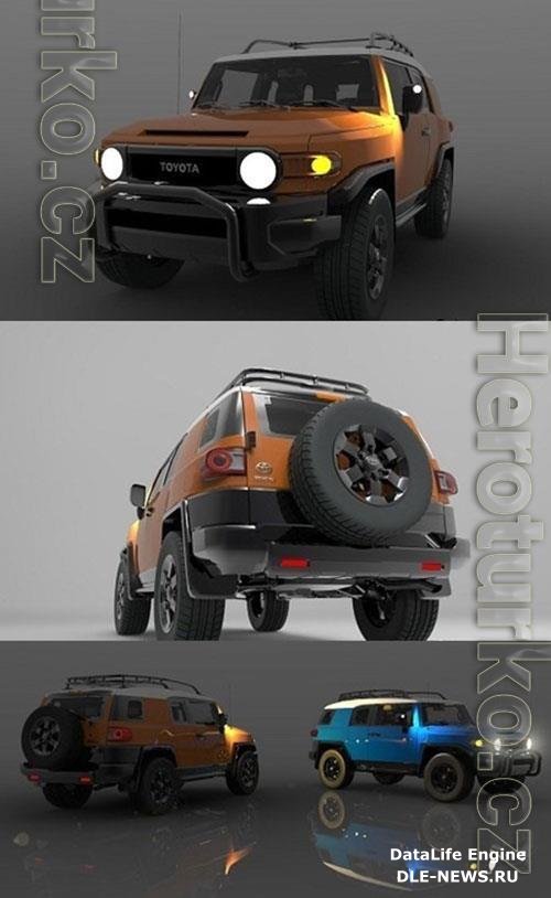 Toyota FJ Cruiser Detailed Design 3D Model