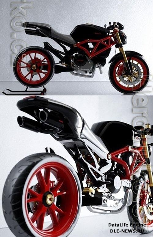 Ducati Monster 896 3D Model