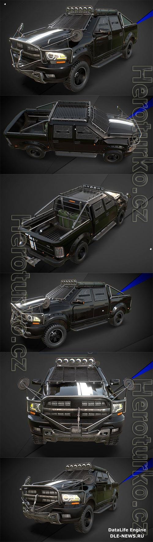 HeavyDuty PickUp 3D Model