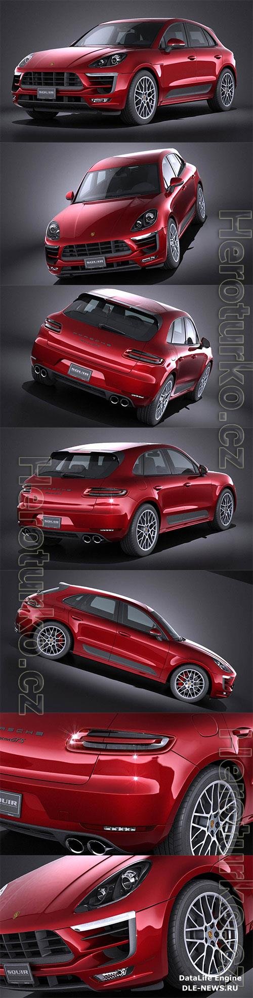 Porsche Macan GTS 2017 3D Model