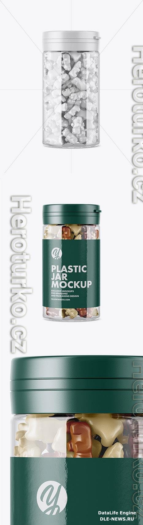 Gummy Bears Plastic Jar Mockup 45985